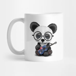 Baby Panda Playing Australian Flag Guitar Mug